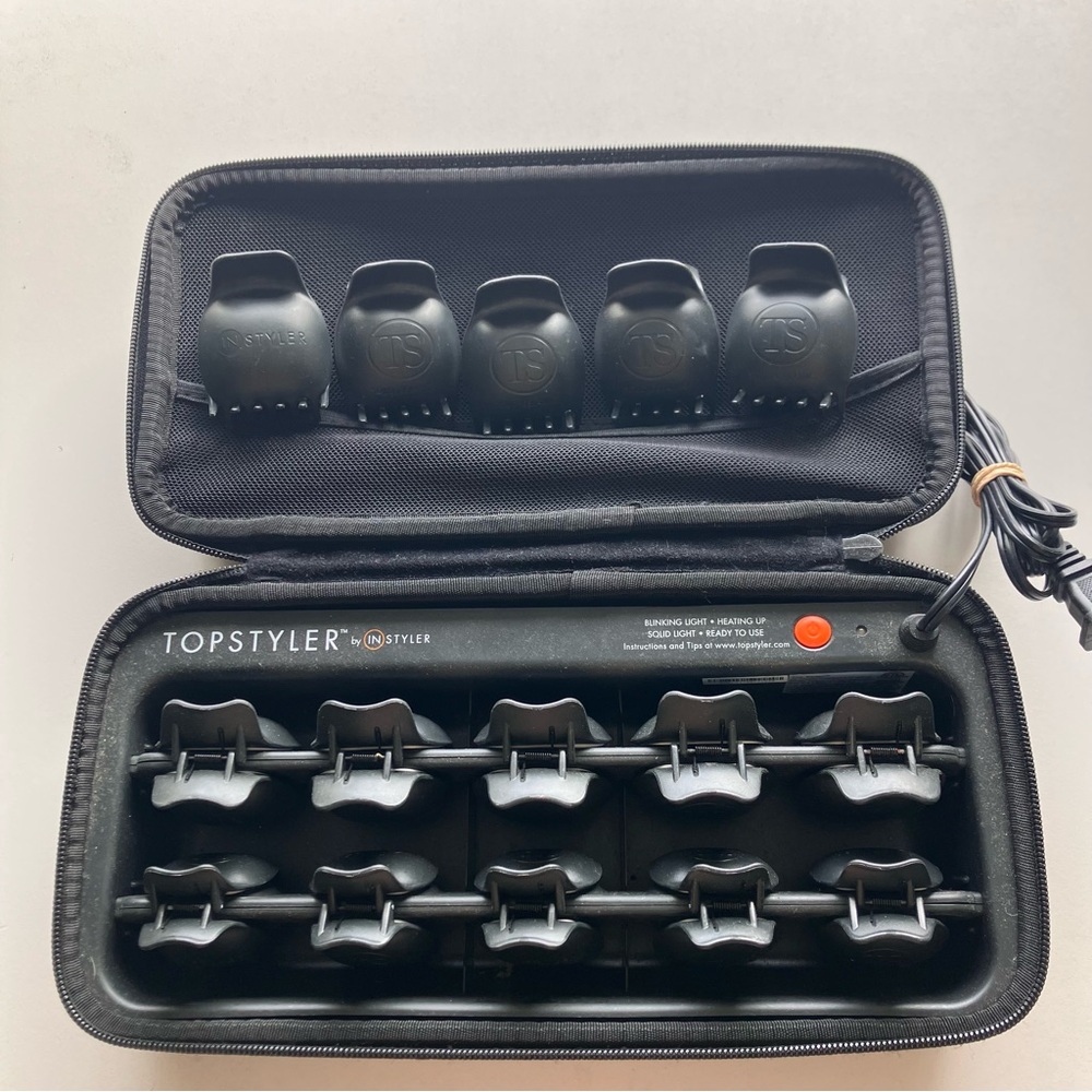 InStyler Topstyler Heated Ceramic Hair Styling Shell Clips System Set Case - Picture 4 of 10